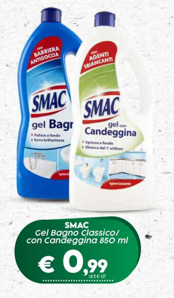 SMAC Gel Bagno Classico/ con candeggina 850 ml