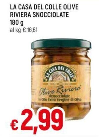 Galassia LA CASA DEL COLLE OLIVE RIVIERA SNOCCIOLATE 180 g offerta
