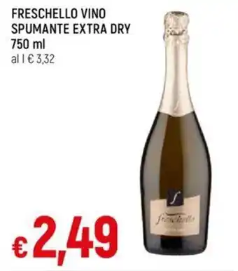 Galassia FRESCHELLO VINO SPUMANTE EXTRA DRY 750 ml offerta
