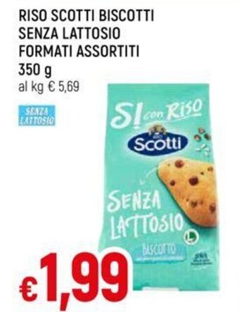 Galassia RISO SCOTTI BISCOTTI SENZA LATTOSIO FORMATI ASSORTITI 350 g offerta