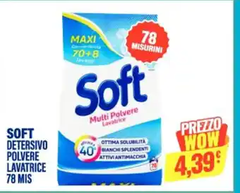 Cossuto Soft DETERSIVO POLVERE LAVATRICE 78 MIS offerta