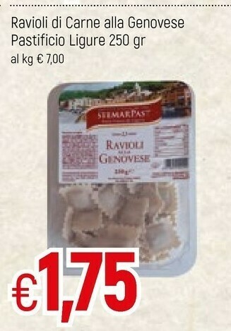 Famila Ravioli Di Carne Alla Genovese Pastificio Ligure offerta