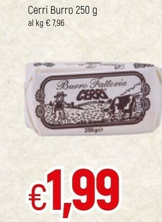 Famila Cerri Burro offerta
