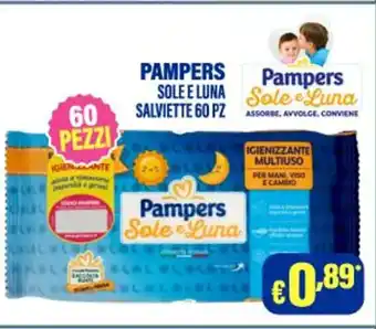 Cossuto PAMPERS SOLE E LUNA SALVIETTE 60 PZ offerta