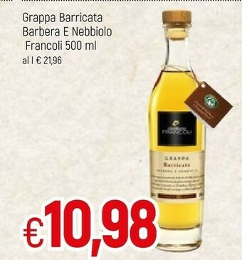 Famila Grappa Barricata Barbera E Nebbiolo offerta