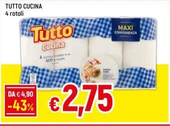 Galassia TUTTO CUCINA 4 rotoli offerta