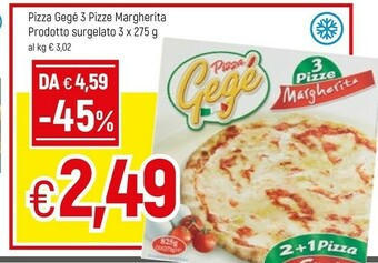 Famila Gegè - Pizza Margherita 825 G(ml) offerta