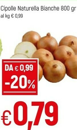 Famila Cipolle Naturella Bianche offerta