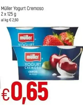 Famila Muller Yogurt Cremoso Vaniglia 250 G(ml) offerta