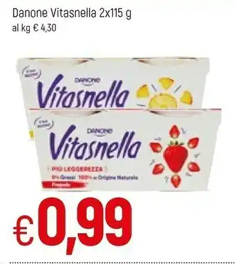 Famila Danone Danone - Vitasnella Bianco Senza Lattosio 230 g(ml) offerta