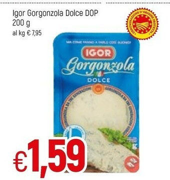 Famila Igor - Gorgonzola Dolce 200 G(ml) offerta