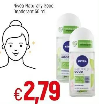 Famila Nivea Naturally Good Deodorant offerta