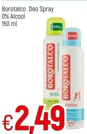 Famila Borotalco Deo Spray 0% Alcool offerta