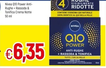 Famila Nivea Q10 Power Anti-Rughe + Rassoda & Tonifica Crema Notte offerta