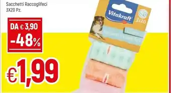 Famila Vitakraft Sacchetti Raccoglifeci offerta
