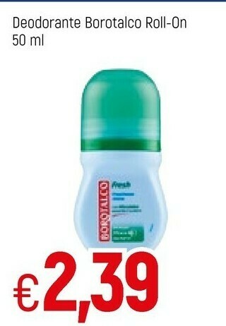 Famila Borotalco Original Unisex Deodorante Roll-on 50 Ml offerta