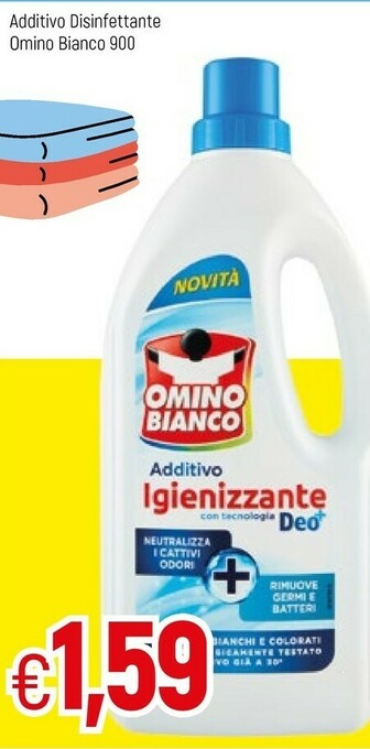 Famila Omino Bianco Additivo Disinfettante 900ml offerta