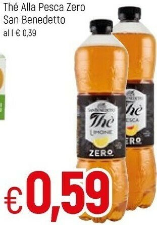 Famila San Benedetto Thé Alla Pesca Zero offerta