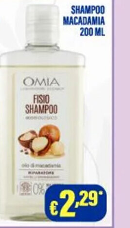 Cossuto SHAMPOO MACADAMIA 200ml offerta