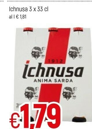 Famila Ichnusa Birra offerta