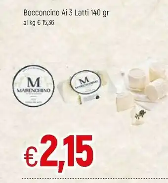 Famila Bocconcino Ai 3 Latti offerta