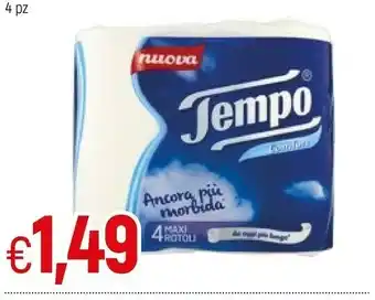 Famila Superstore Tempo Comfort Maxi Rotoli 4 Pz offerta