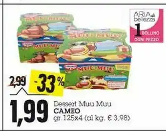 Cameo Muu Muu Vaniglia 500 G(ml)