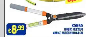 KOMBO FORBICI PER SIEPI MANICO ANTISCIVOLO 64 CM