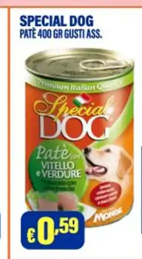 SPECIAL DOG PATE 400 GR GUSTI ASS.