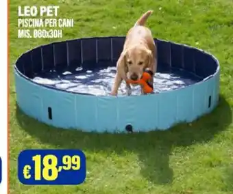 LEO PET PISCINA PER CANI MIS. 080X30H