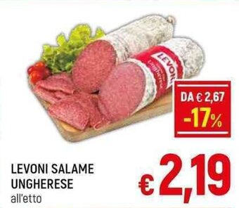 A&O LEVONI SALAME UNGHERESE offerta
