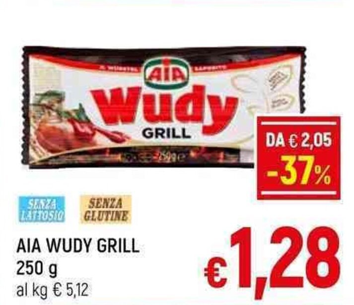 A&O AIA WUDY GRILL 250 g offerta