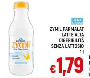 A&O ZYMIL PARMALAT LATTE ALTA DIGERIBILITÀ SENZA LATTOSIO 1 l offerta