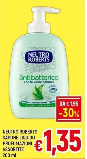 A&O NEUTRO ROBERTS SAPONE LIQUIDO PROFUMAZIONI ASSORTITE 200 ml offerta