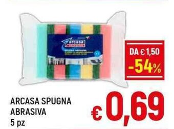 A&O ARCASA SPUGNA ABRASIVA 5 pz offerta