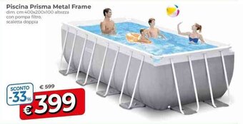 Piscina Prisma Metal Frame
