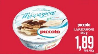 Supermercati Piccolo piccolo IL MASCARPONE 250 g offerta