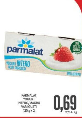 Supermercati Piccolo PARMALAT YOGURT INTERO/MAGRO VARI GUSTI 125 g x 2 offerta