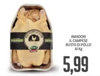 Supermercati Piccolo AMADORI IL CAMPESE BUSTO DI POLLO offerta