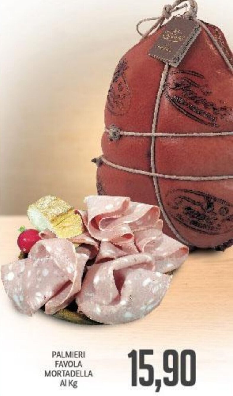 Supermercati Piccolo PALMIERI FAVOLA MORTADELLA offerta