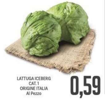 Supermercati Piccolo LATTUGA ICEBERG offerta