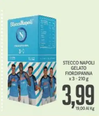 Supermercati Piccolo STECCO NAPOLI GELATO FIORDIPANNA x3-210 g offerta