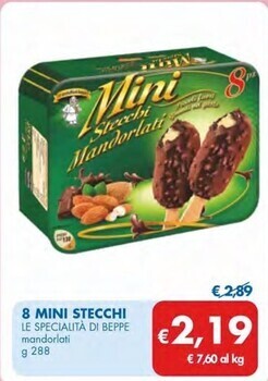 MD Discount Le specialità di beppe 8 mini stecchi offerta
