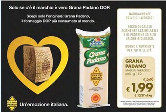 MD Discount Malga paradiso grana padano offerta