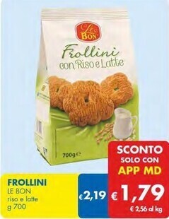 MD Discount Le bon frollini offerta