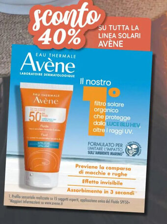 SU TUTTA LA LINEA SOLARI AVÈNE