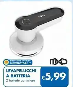 MD Discount Mxd levapelucchi a batteria offerta