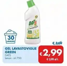 MD Discount Dat5 gel lavastoviglie green offerta