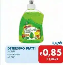 MD Discount Actiff detersivo piatti offerta