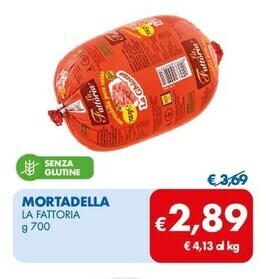 MD Discount La fattoria mortadella offerta
